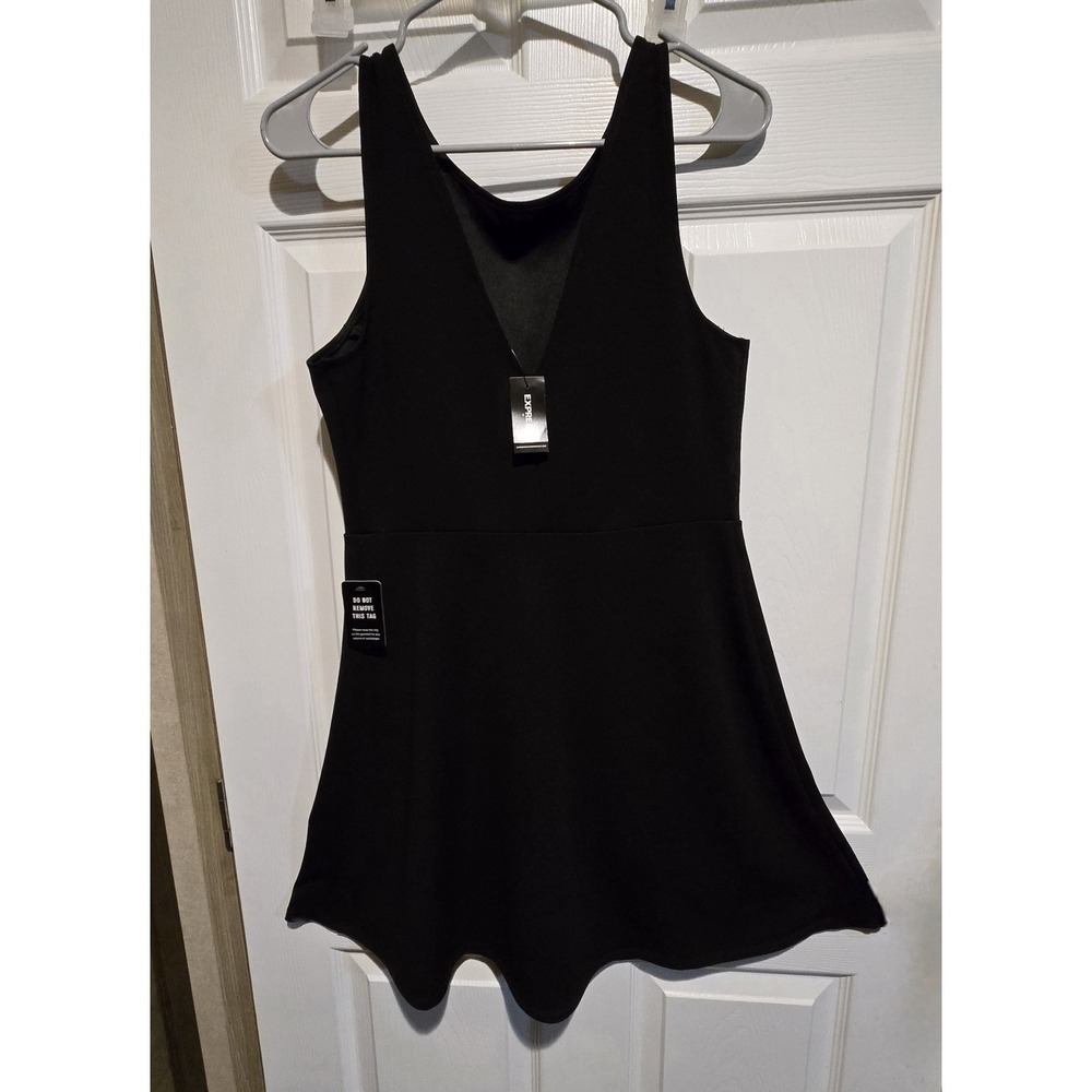 Express Black Women's Short Mini Sleeveless dress size Medium NWT